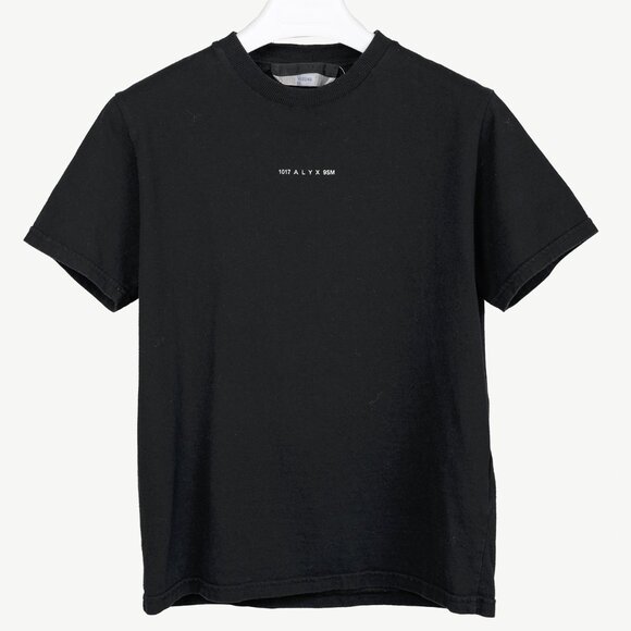 1017 ALYX 9SM AW/20 Black Visual "Reality Systems" Short Sleeve T-Shirt - Picture 2 of 11
